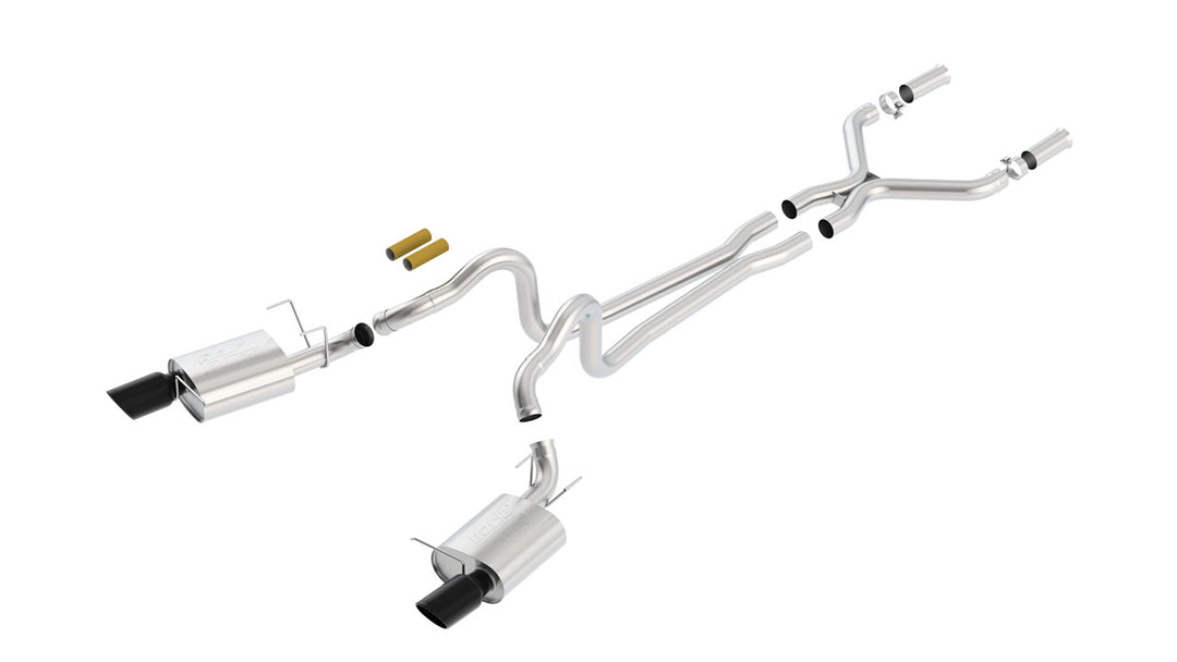 Borla 2011-2012 Mustang GT 5.0L Black Chrome 4.5in Rd Tip ATAK Catback Exhaust