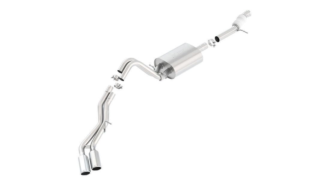 Borla Touring Cat Back 15-16 Chevy Tahoe 5.3L V8 2.75in, 2.25in Dual Same Side Exit 4in Tips