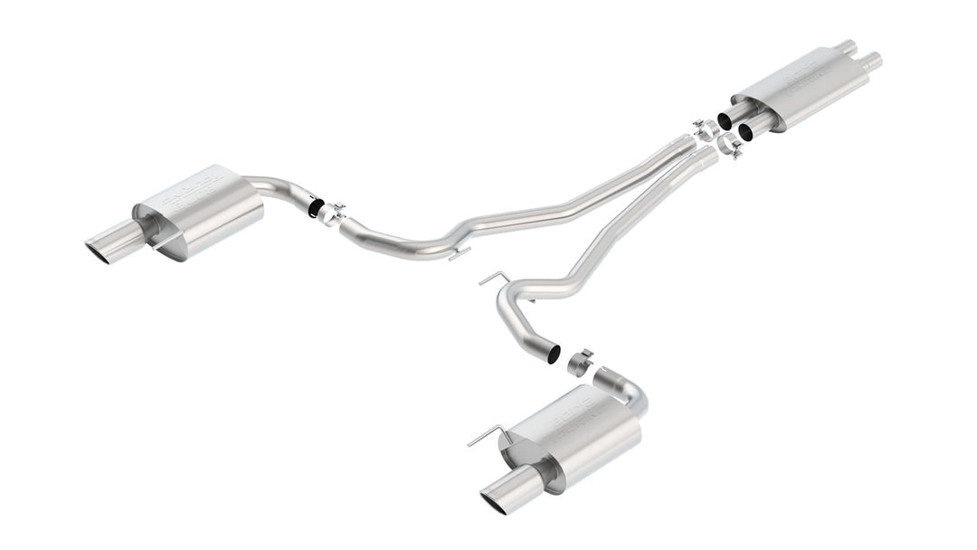 Borla Touring Cat-Back 15 Ford Mustang GT 5.0L V8 MT/AT 2.5in pipe 4in tip