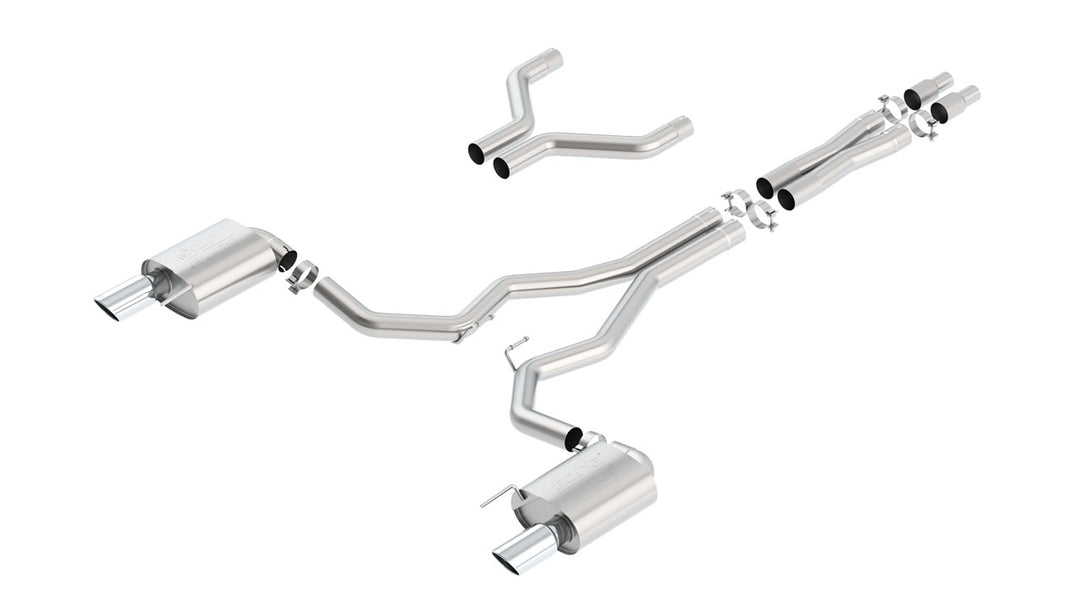 Borla Atak Cat-Back 15-17 Ford Mustang GT 5.0L V8 MT/AT 3in pipe 4in tip