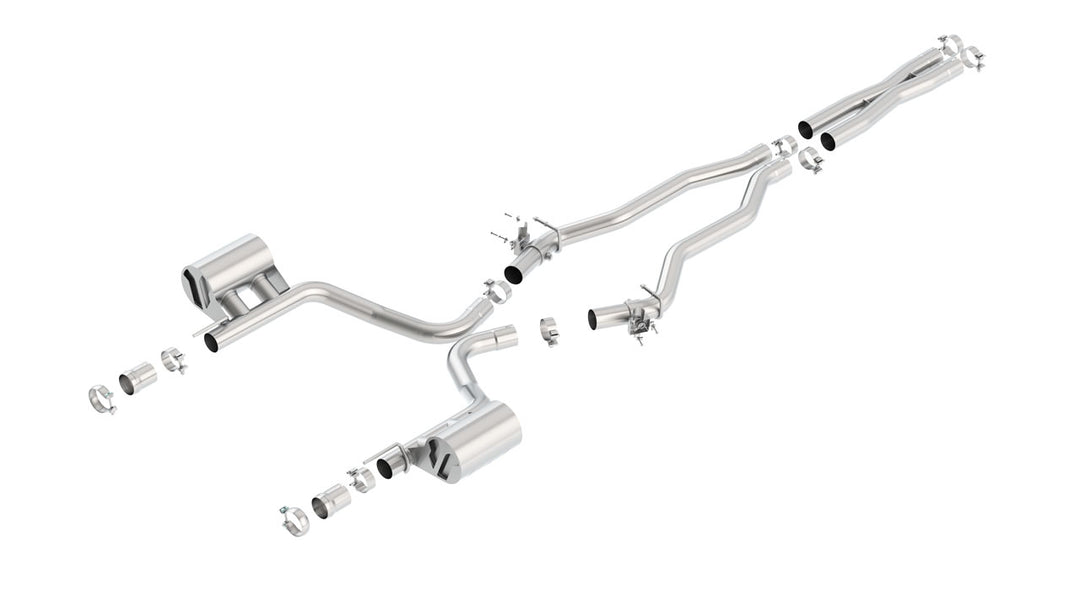 Borla 2015 Dodge Challenger SRT/392 Hemi 6.4L V8 ATAK Catback Exhaust w/ Valves Factory Bezel