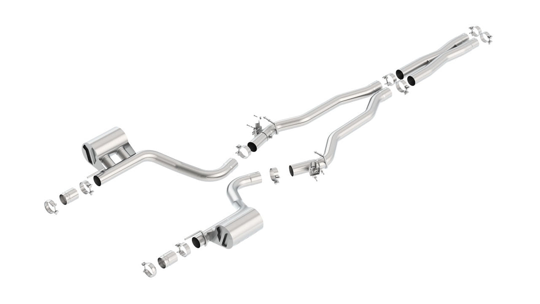 Borla 2015 Dodge Challenger Hellcat 6.2L V8 ATAK Catback Exhaust No Tips Factory Valance
