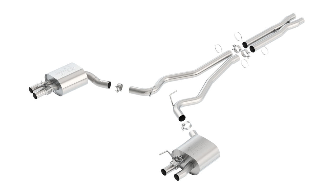 Borla 15-16 Ford Mustang Shelby GT350 5.2L ATAK Cat Back Exhaust (Uses Factory Valence)