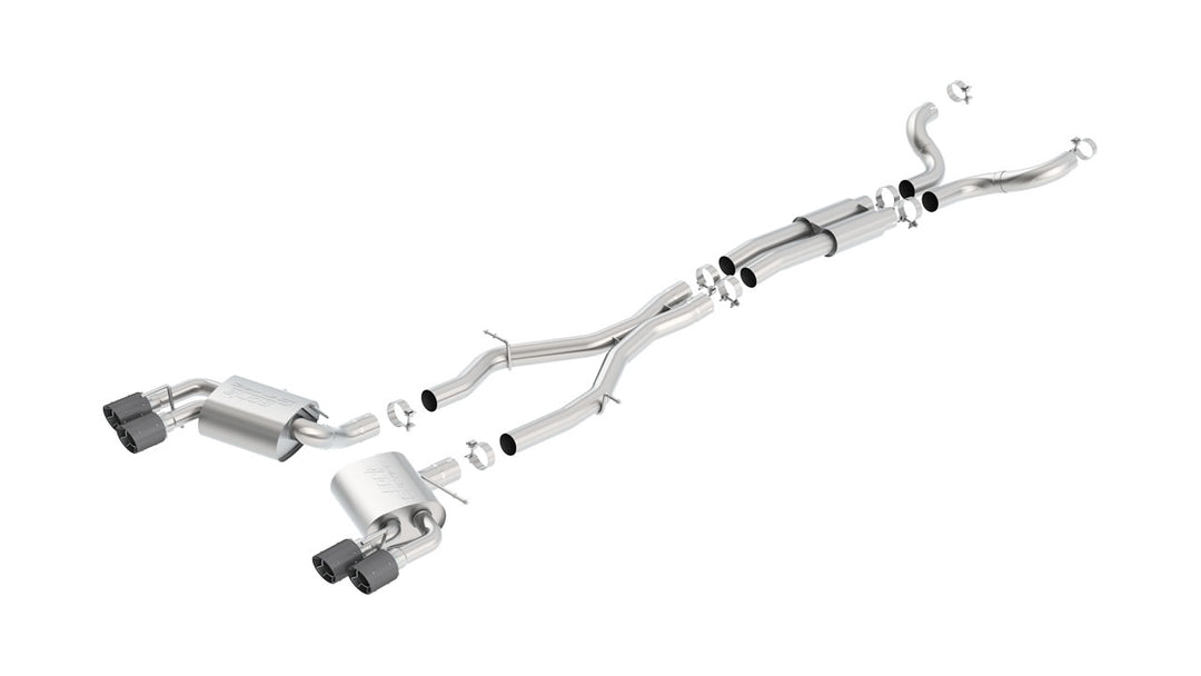 Borla Camaro Carbon Fiber Tips S-Type Catback Exhaust