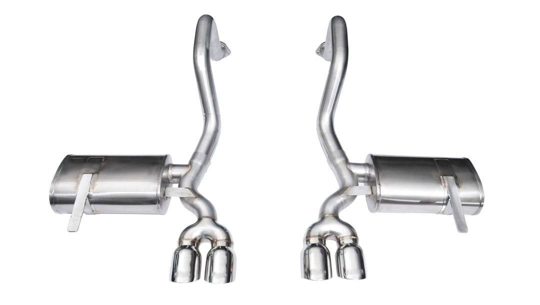 Corsa 1997-2004 Chevrolet Corvette C5 Z06 5.7L V8 Xtreme Axle-Back Exhaust w/ Black Tips