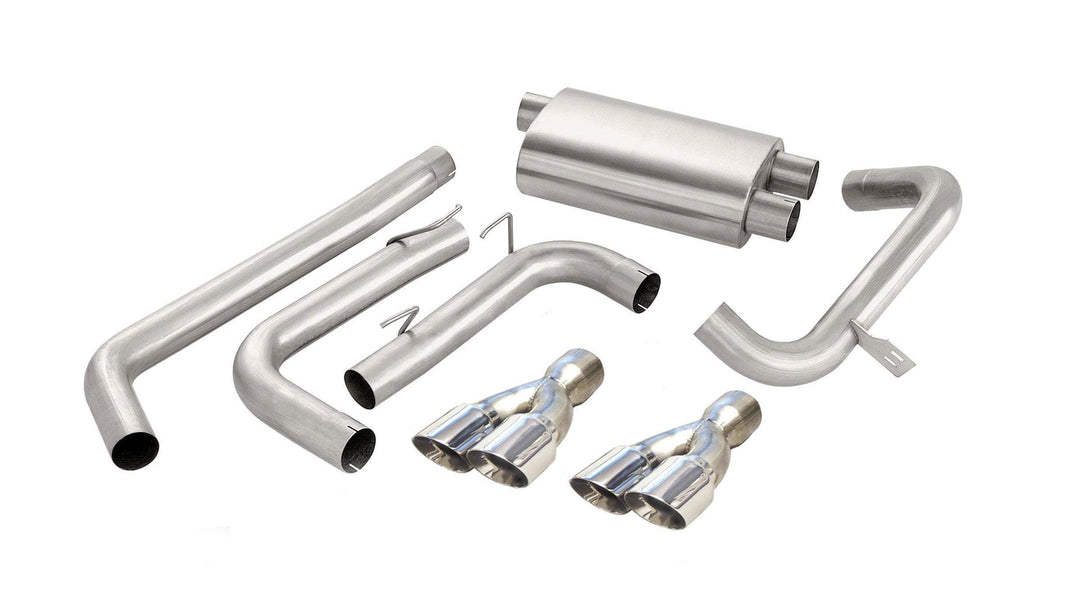 Corsa 1998-2002 Chevrolet Camaro Convertible Z28 5.7L V8 LS1 Black Tip Sport Cat-Back Exhaust