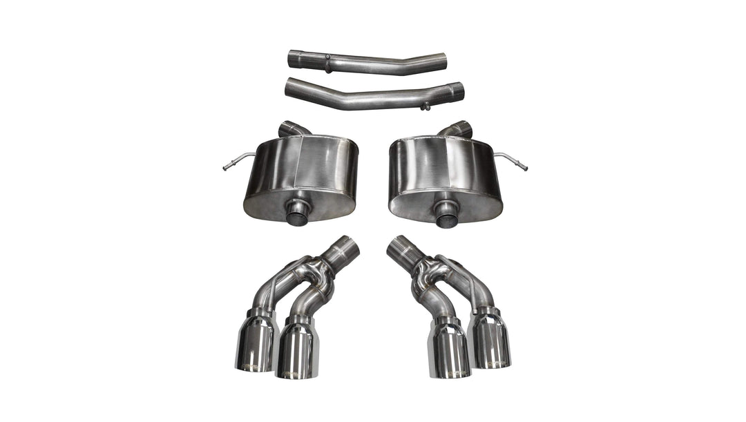 Corsa 2016-2019 Cadillac CTS V 6.2L V8 2.75in Black Sport Axle-Back Exhaust