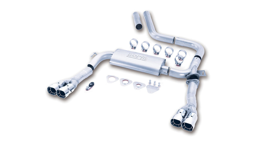 Borla 98-01 CAMARO/TRANS AM 5.7L V8 AT/MT Catback Exhaust Quad Tips