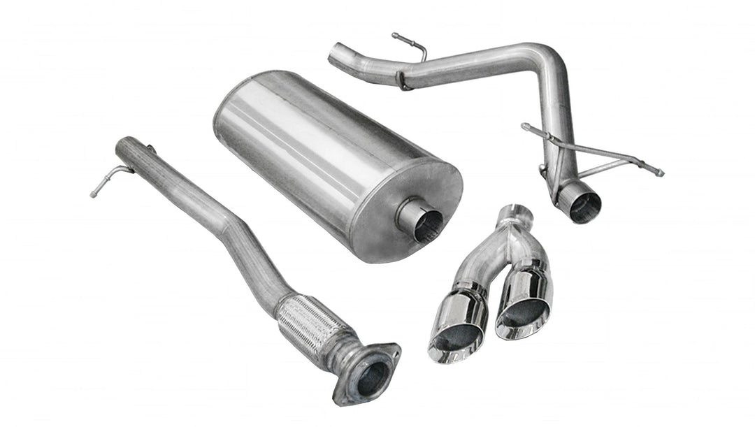 Corsa 2009-2009 Chevrolet Silverado Crew Cab/Short Bed 1500 4.8L V8 Black Sport Cat-Back Exhaust