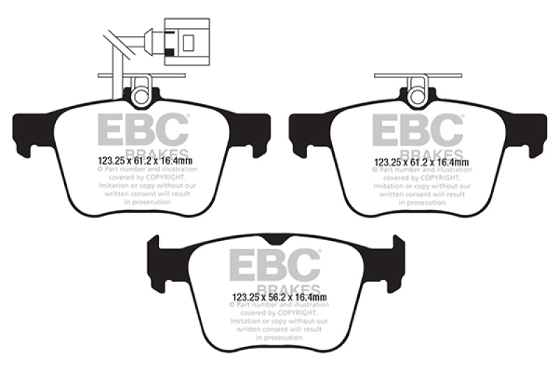 EBC 2018+ Audi TT RS Quattro 2.5L Turbo Bluestuff Rear Brake Pads