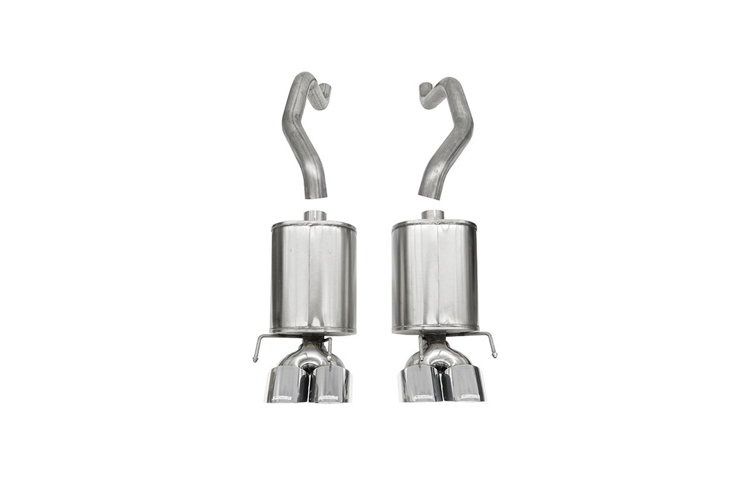 Corsa 2009-2013 Chevrolet Corvette (C6) 6.2L Polished Xtreme Axle-Back Exhaust w/4.5in Tips