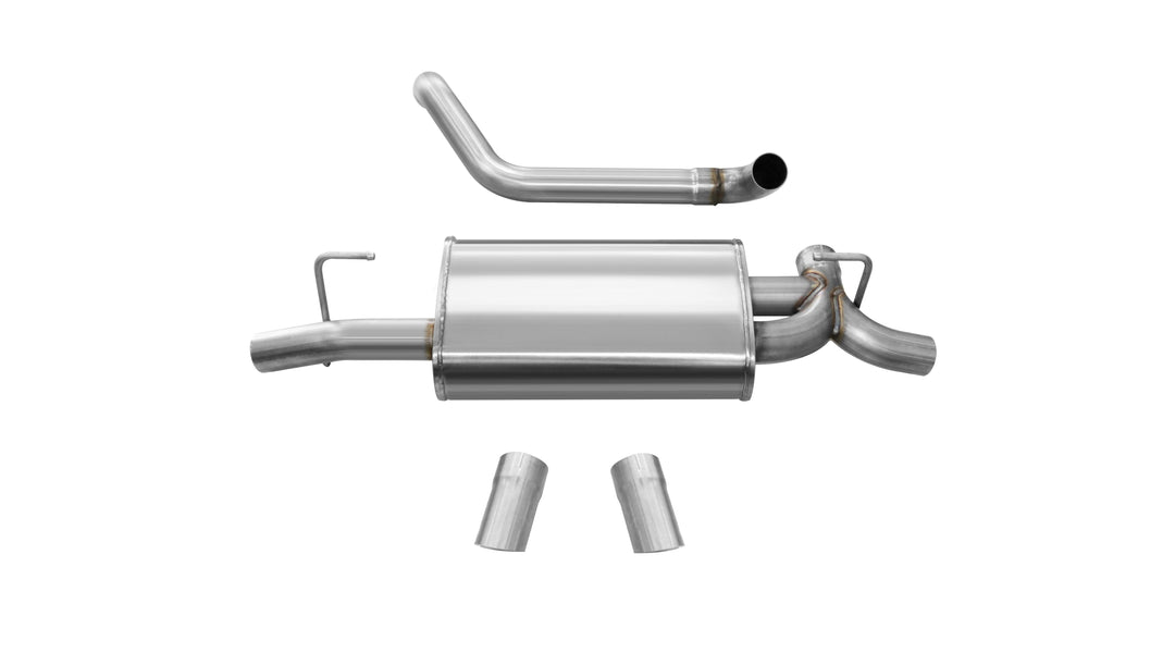 Corsa 2005-2007 Chevrolet Corvette (C6) 6.0L/6.2L Black Xtreme Axle-Back Exhaust w/4.5in Tips