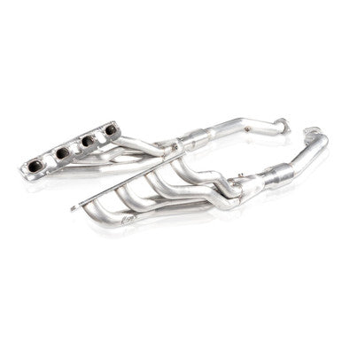 Stainless Works 2018 Jeep TrackHawk 6.2L 3in Catback System X-Pipe Turbo S-Tube Muffler Stock Exit