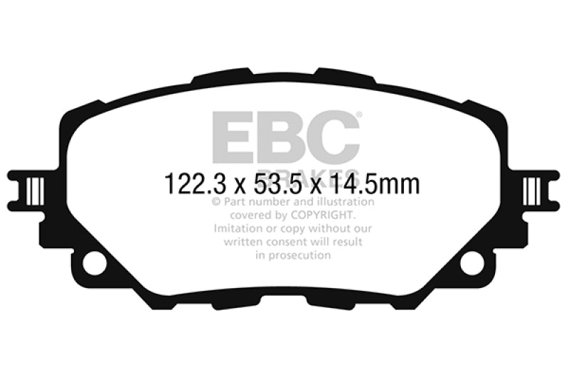 EBC 15-17 Mazda Miata MX-5 Yellowstuff Front Brake Pads