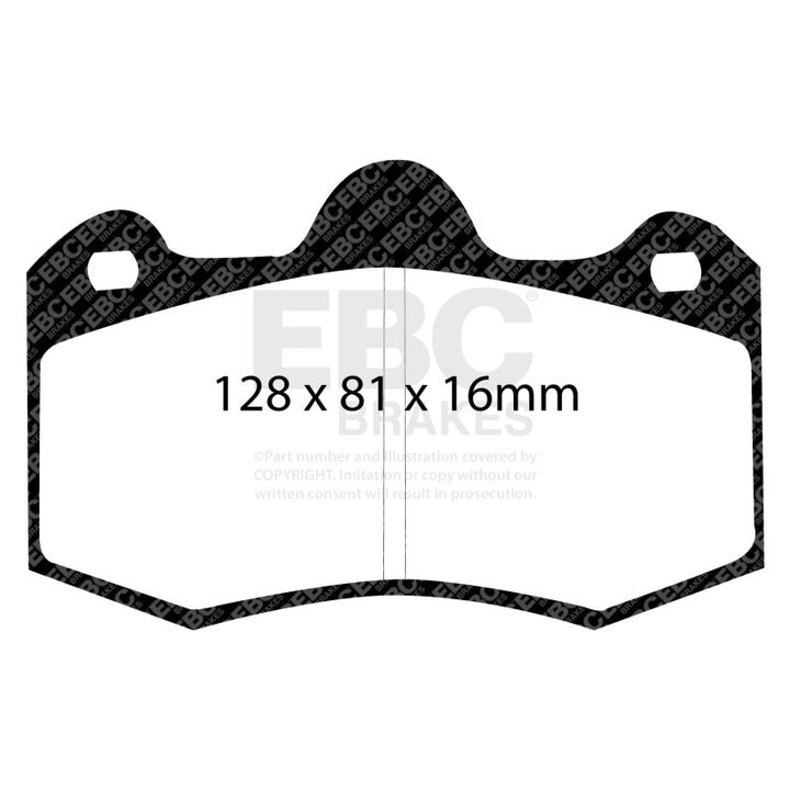 EBC 10+ Lotus Evora 3.5 Redstuff Front Brake Pads