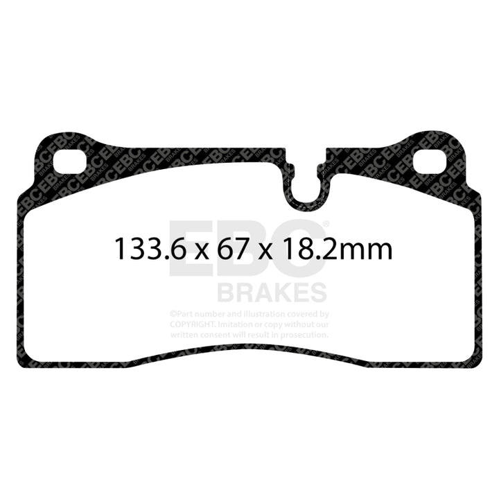EBC 2018+ BMW M2 Competition 3.0TT Bluestuff Rear Brake Pads