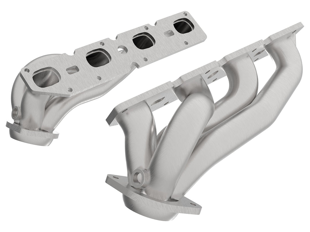 aFe Power Twisted Steel 304SS Shorty Header 09-18 Dodge Challenger / Charger V8-5.7L
