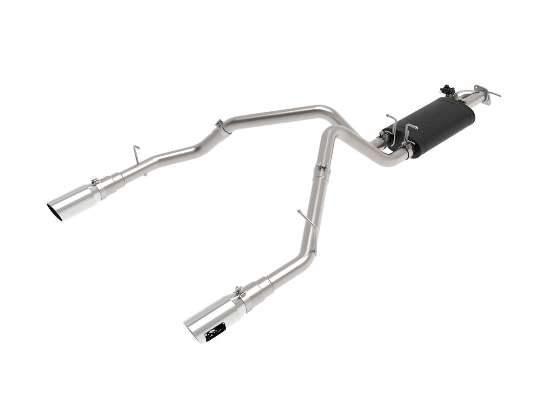aFe Gemini XV 3in 304 SS Cat-Back Exhaust 19-21 Ram 1500 V8 5.7L Hemi w/ Polish Tips