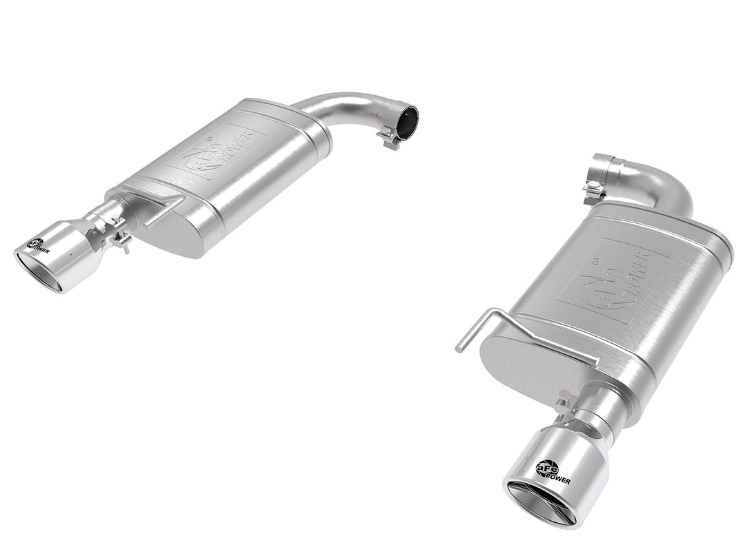 aFe MACH Force-Xp SS Axle Back Exhausts 15-17 Ford Mustang GT V8-5.0L