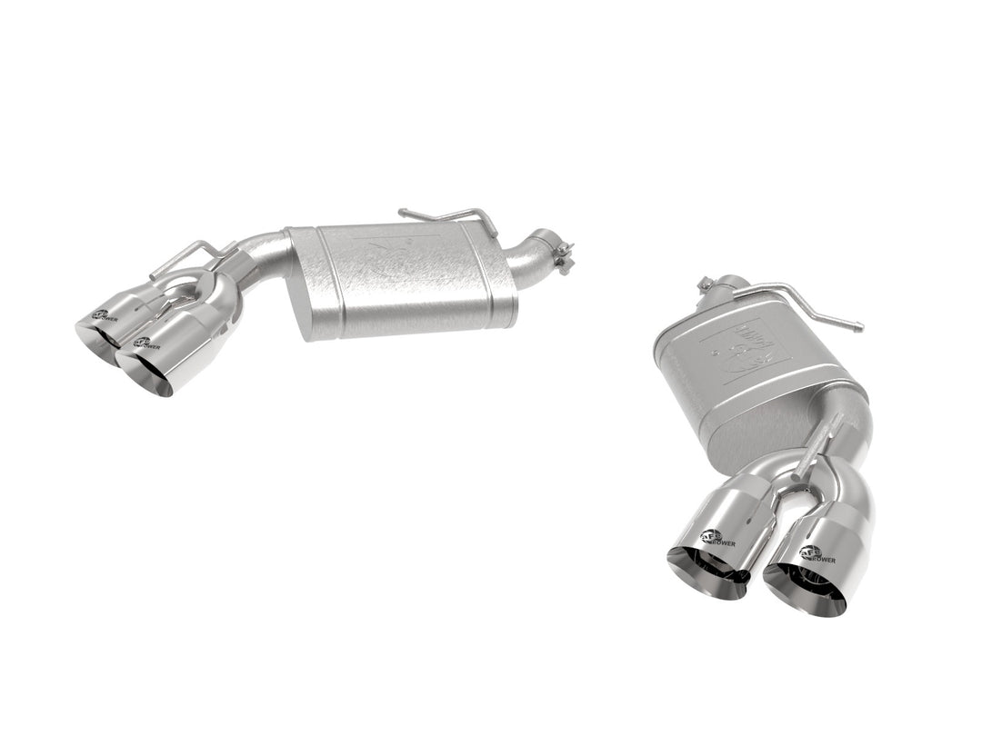 aFe POWER MACH Force-Xp 3in Axle-Back Exhaust 16-20 Chevy Camaro SS V8 6.2L w/o Mufflers