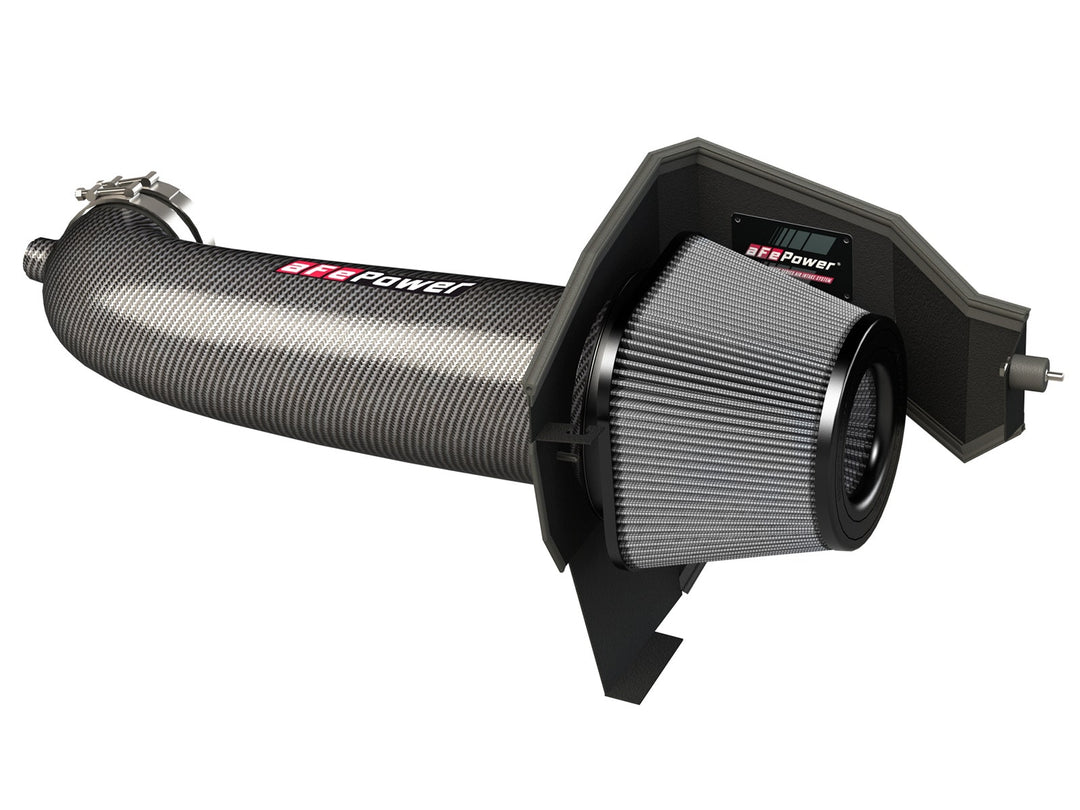 aFe POWER Magnum FORCE Carbon Fiber Stage 2 Track Series Pro Dry S CAIS - 11-18 Dodge Challenger V8