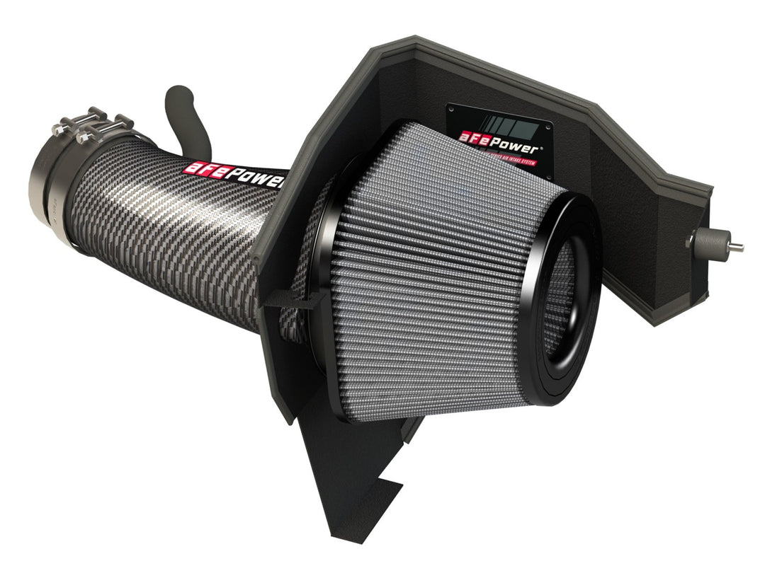 aFe POWER Magnum FORCE Carbon Fiber Stage 2 Pro Dry S CAIS - 11-18 Dodge Challenger/Charger V8-6.4L
