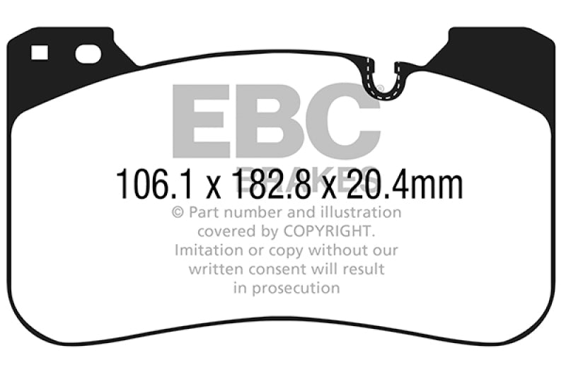 EBC 2018+ BMW M5 F90 Bluestuff Front Brake Pads