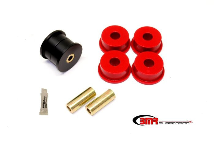 BMR 12-15 5th Gen Camaro Differential Mount Bushing Kit (Poly/Delrin Combo)/Red