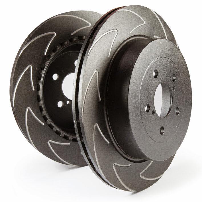 EBC BSD7255 Slotted Front Rotors for 10-14 Ford Mustang 3.7