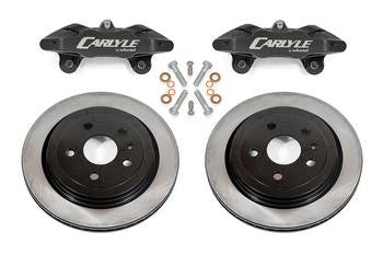 BMR 97-04 Chevrolet Corvette C5 / 05-13 C6 Brake Kit For 15in Conversion Solid Rotors Black Calipers