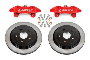 BMR 97-04 Chevrolet Corvette C5 / 05-13 C6 Brake Kit For 15in Conversion Solid Rotors Red Calipers