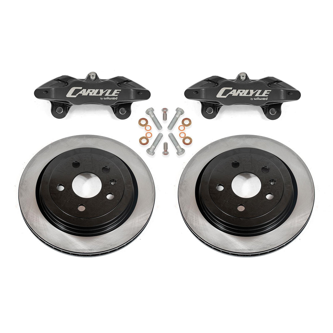 BMR 14-19 Chevrolet Corvette C7 Brake Kit For 15in Conversion Solid Rotors Black Calipers