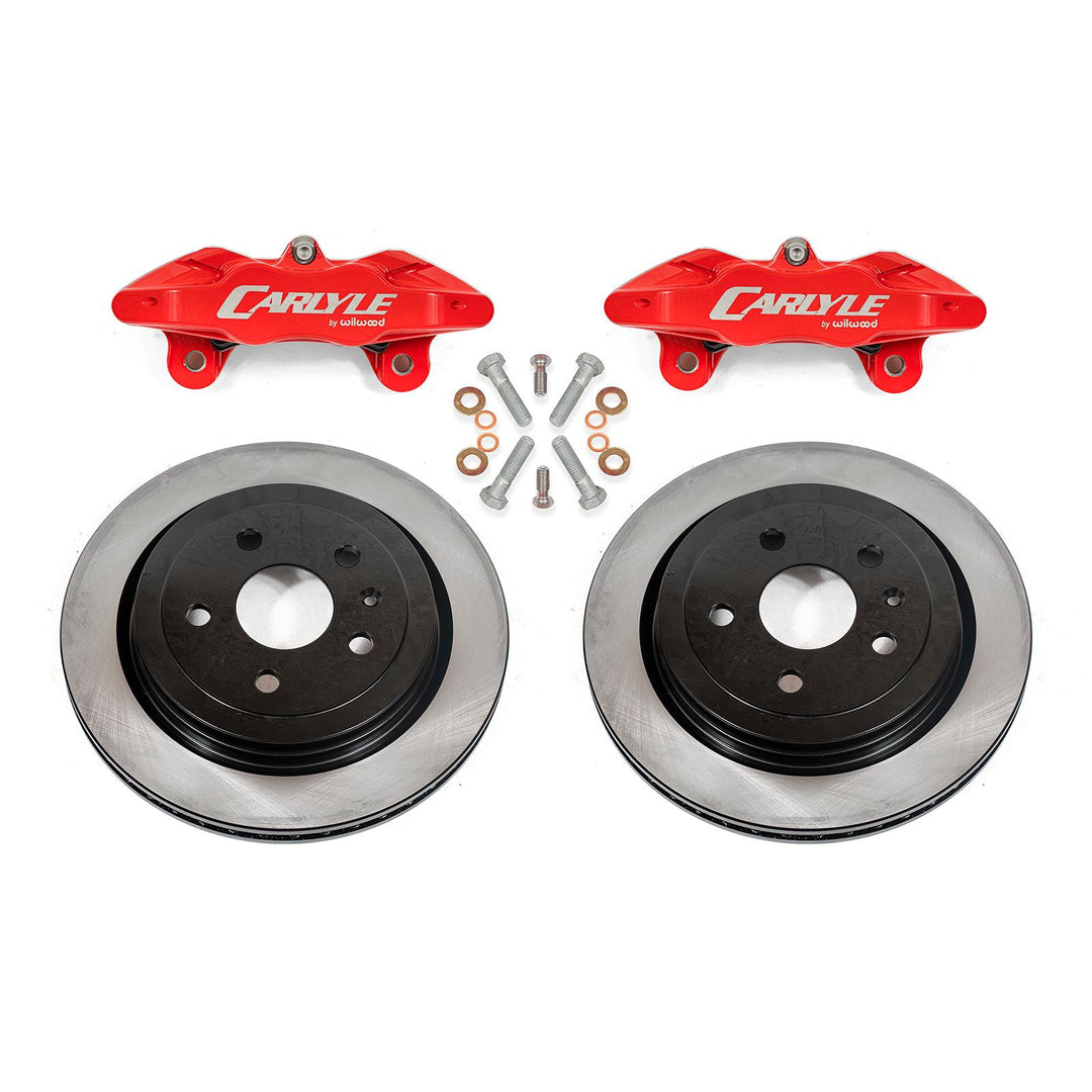 BMR 14-19 Chevrolet Corvette C7 Brake Kit For 15in Conversion Solid Rotors Red Calipers
