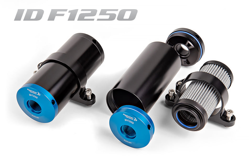 Injector Dynamics Replacement Filter Element / O-Rings / Grease for ID F1250 Inline Fuel Filter