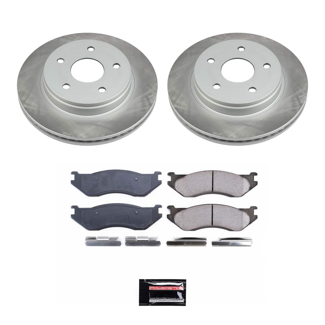 Power Stop 03-05 Dodge Ram 1500 Front Semi Rotor Kit