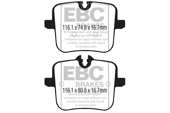 EBC 2018+ BMW M5 F90 Bluestuff Rear Brake Pads