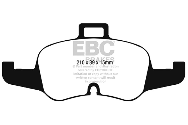 EBC 2016+ Audi TTS Quattro 2.0L Turbo Redstuff Front Brake Pads