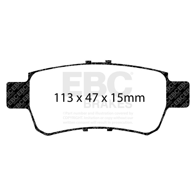 EBC 05-10 Honda Odyssey 3.5 Yellowstuff Rear Brake Pads