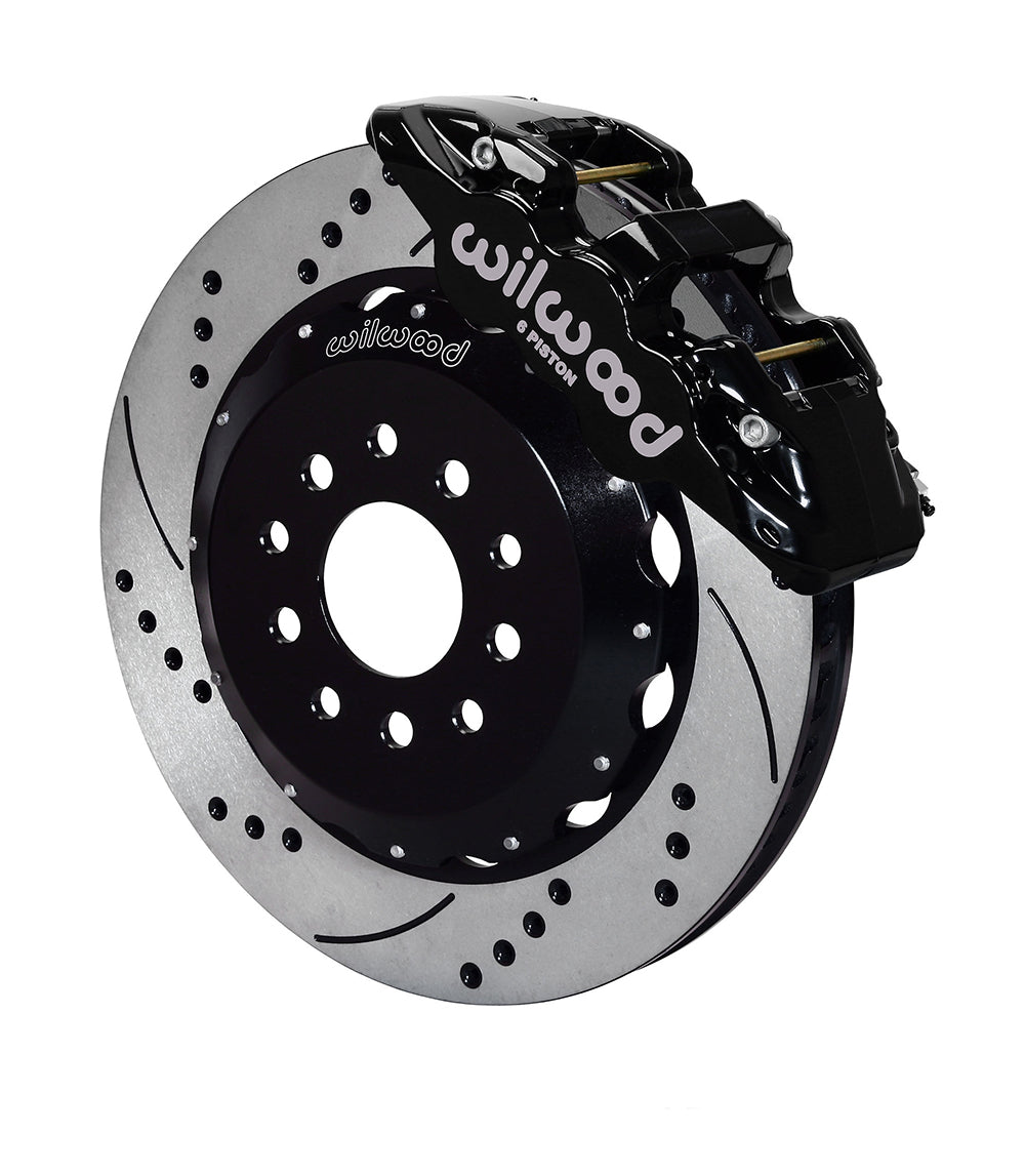 Wilwood AERO6 Front Hat Kit 14.00 Drilled 2005-2014 Mustang