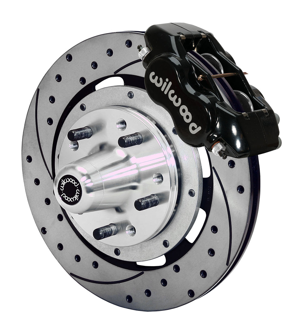 Wilwood Forged Dynalite Front Kit 12.19in Drilled 49-54 Chevy/53-62 Corvette (*Line Kit Needed*)