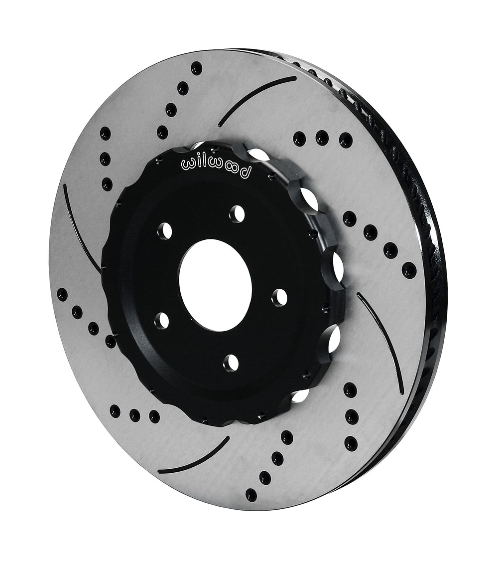 Wilwood Hat/Rotor Kit Front Drilled 06-Up Corvette C6-Z06 (2pc Hat/Rtr)