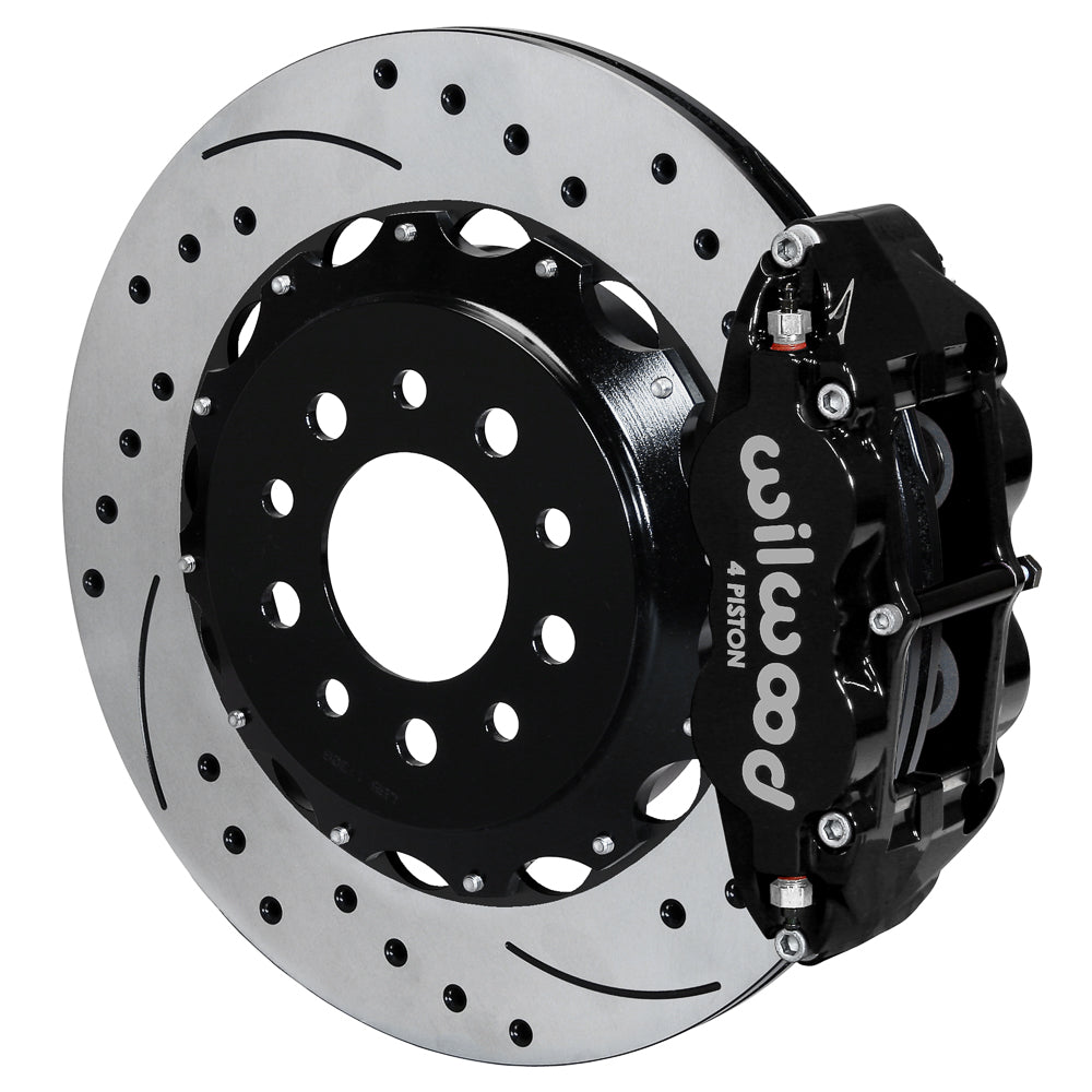 Wilwood Narrow Superlite 4R Rear Kit 14.00in Drilled Morrison Multilink IRS