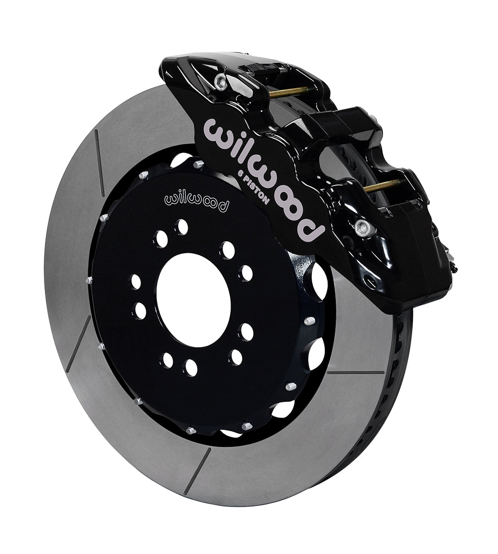 Wilwood AERO6 Front Hat Kit 14.00 2005-2014 Mustang w/ BMR Suspn. w/Lines