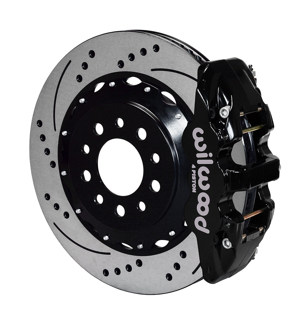 Wilwood AERO4 Rear Kit 14.25in Drilled 2014-Up Corvette C7 w/Lines