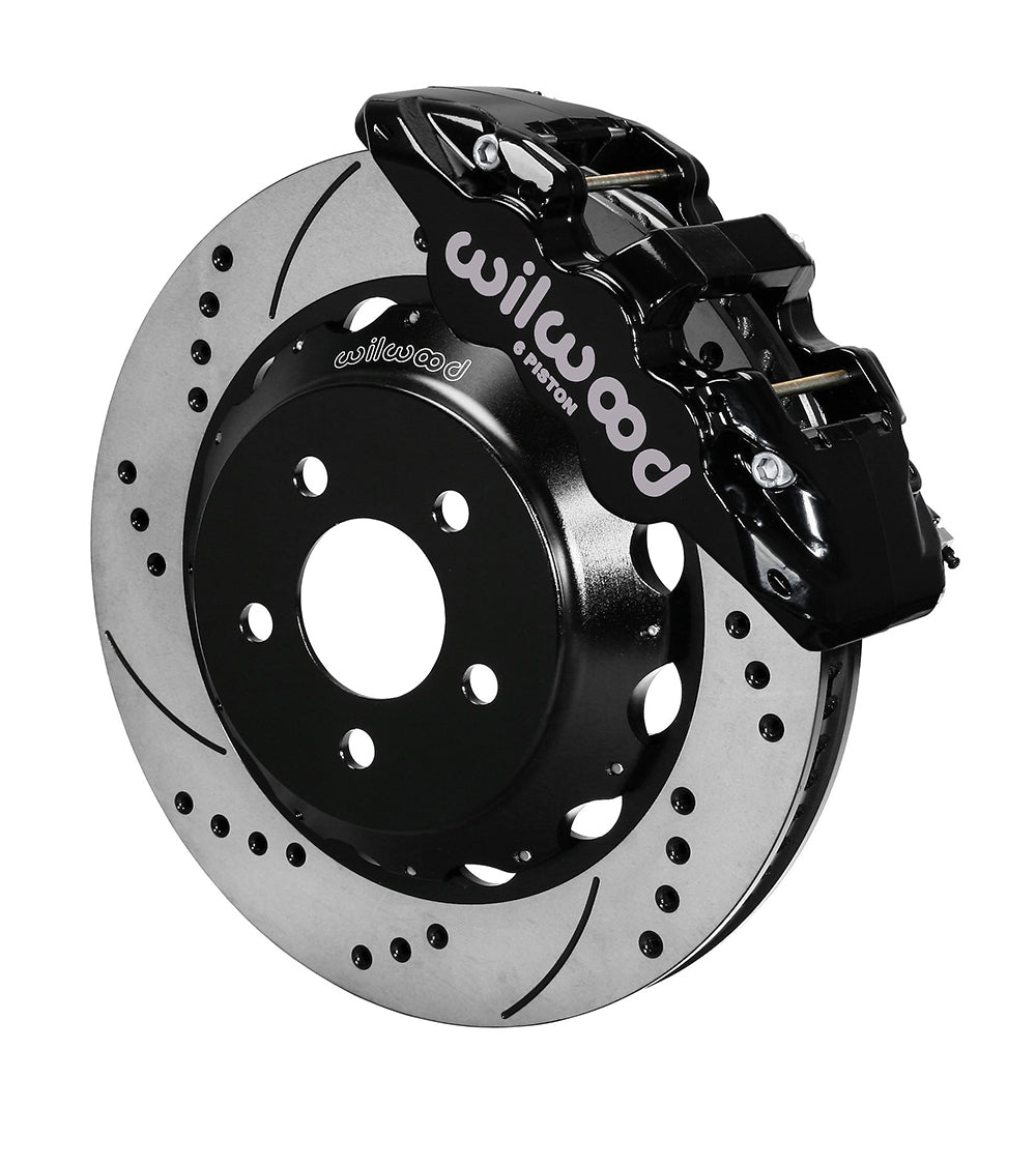 Wilwood AERO6 Front Hat Kit 14.00 Drilled 15-23 Mustang w/Lines