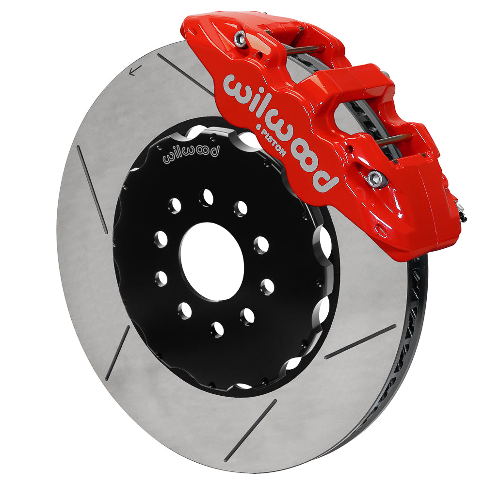 Wilwood AERO6 Front Hat Kit 15.00 Red 97-04 Corvette C5/Z06 05-13 C6