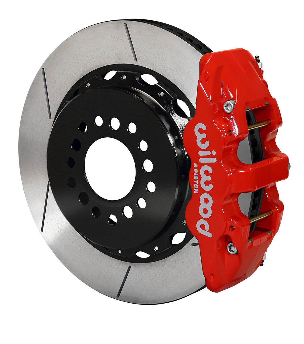 Wilwood AERO4 Rear Kit 14.25in Red 2014-Up Challenger w/Lines