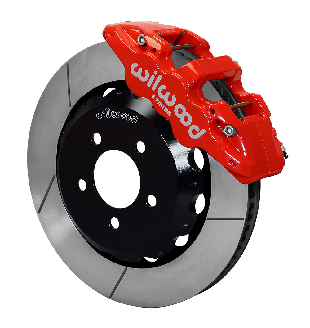 Wilwood AERO6 Front Hat Kit 14.00 Red Corvette C7