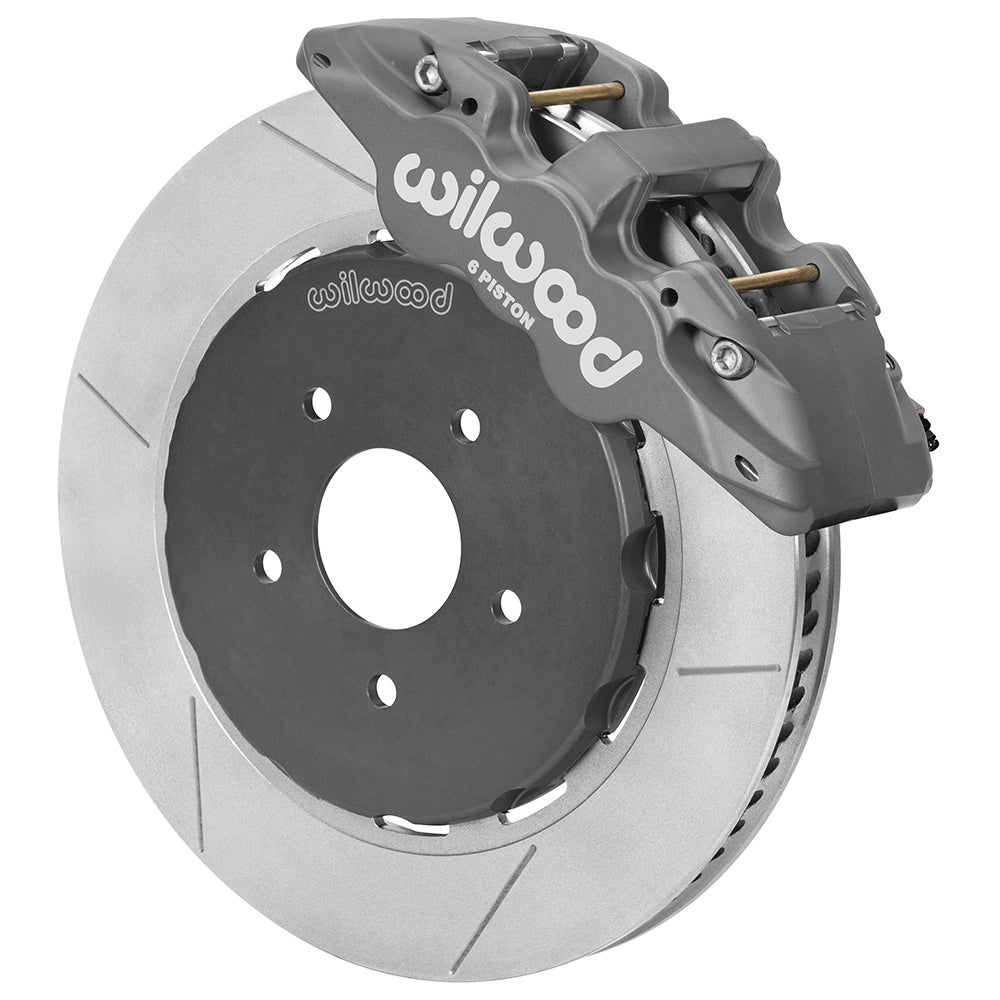 Wilwood AERO6 Front Big Brake Race Kit 14.00 Black 96-13 Chevrolet Corvette Z06 (C5/C6) w/o Lines