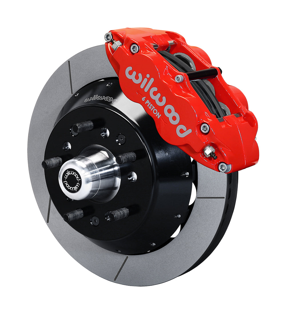 Wilwood Narrow Superlite 6R Front Hub Kit 12.88in Red WWE ProSpindle